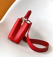 Louis Vuitton Capucines Mini Red Scarlett - 21 x 14 x 8 cm - 6