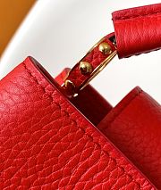 Louis Vuitton Capucines Mini Red Scarlett - 21 x 14 x 8 cm - 2