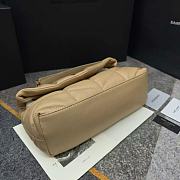 YSL Puffer Small leather shoulder bag in beige  - 29x17x11cm - 3