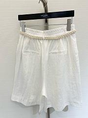 Chanel Linen White Skirt  - 6