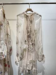 Zimmermann Natura Flutter Playsuit With Garden Print All-Over In Viscose  - 1