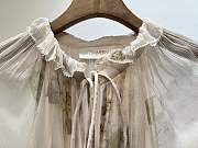 Zimmermann Natura Flutter Playsuit With Garden Print All-Over In Viscose  - 5