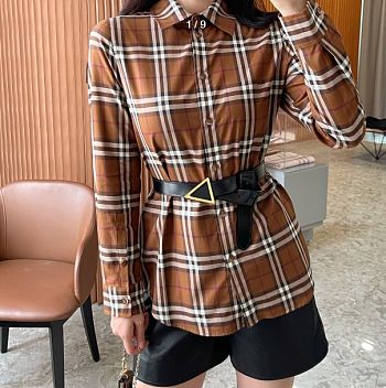 Burberry Exaggerated Check-print Flannel Shirt