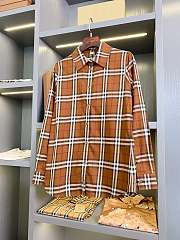 Burberry Exaggerated Check-print Flannel Shirt - 3