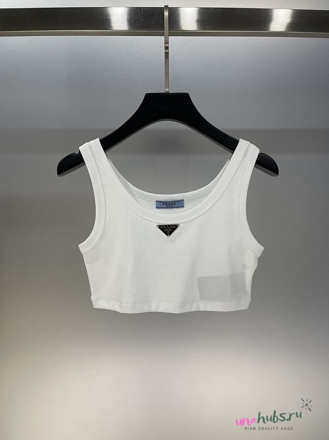Prada Tank Top in Black/White - 1