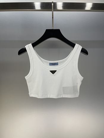 Prada Tank Top in Black/White