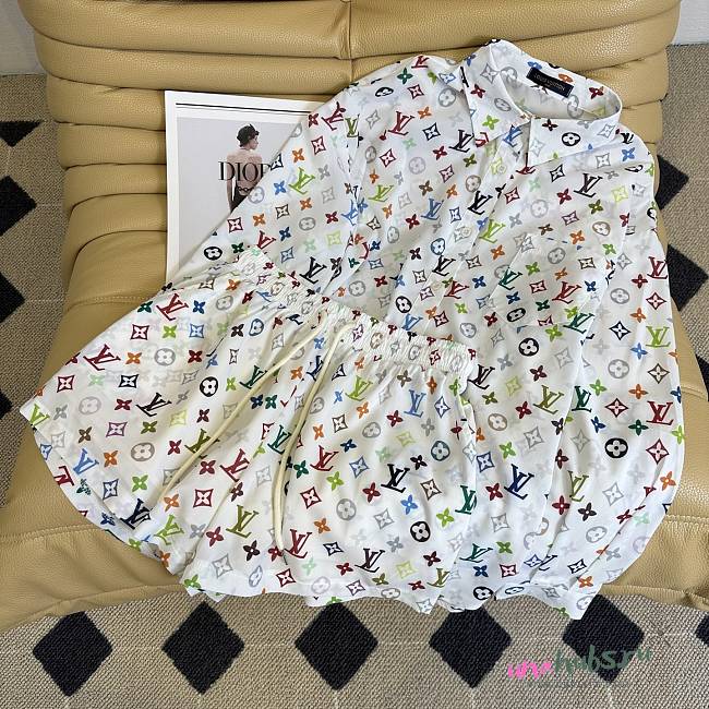 Louis Vuitton Monogram Print Windbreaker Set - 1