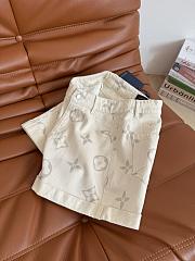 Louis Vuitton White Short Monogram - 3