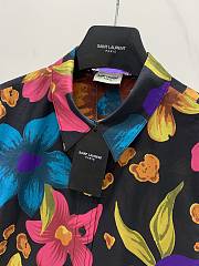 YSL floral-print Shirt  - 3