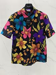 YSL floral-print Shirt  - 2