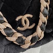 Chanel Fur Leather Flap Bag - 1.5*21.5*6.5cm - 2