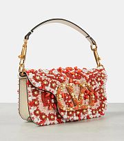 Valentino Garavani Locò Small embellished shoulder bag - 20x10.5x6cm - 3