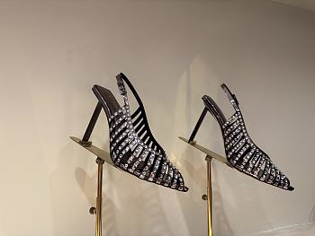 Le Silla Cage crystal-embellished Pumps 10cm