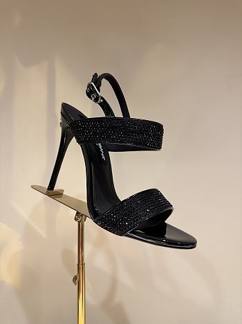 Dolce & Gabbana KIM DOLCE&GABBANA Embellished Satin Sandals