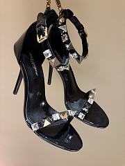 Dolce & Gabbana Crystal Embellished Ankle Strap Sandals 10CM - 2