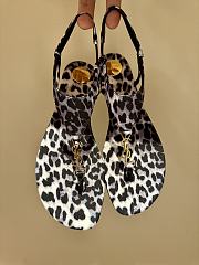 CASSANDRA wedges in leopard grosgrain - 1