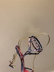 YSL OPYUM slingback sandals in leather 10.5cm - 6