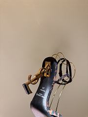 YSL OPYUM slingback sandals in leather 10.5cm - 4