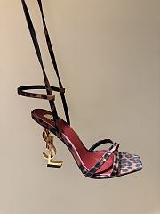 YSL OPYUM slingback sandals in leather 10.5cm - 3