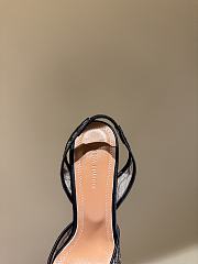 Amina Muaddi Holli Lace Slingback Pump Black - 3
