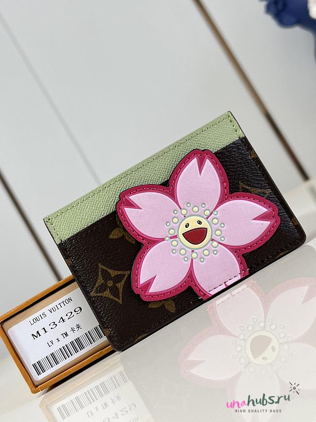 Louis Vuitton x TM Card Holder Monogram Canvas 7cm - 1