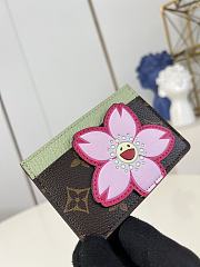 Louis Vuitton x TM Card Holder Monogram Canvas 7cm - 2