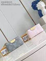 Louis Vuitton Key Pouch Monogram Denim - 12 x 7 x 1.5cm - 1