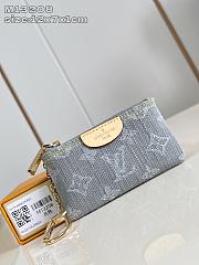 Louis Vuitton Key Pouch Monogram Denim - 12 x 7 x 1.5cm - 3