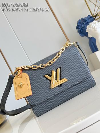Louis Vuitton Twist Grey in Epi Leather - 23cm