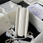 Chanel Trendy CC Logo In White Smooth Leather - 2