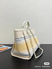 Chanel Deauville Shopping Bag In Canvas - 41x26x17cm - 2