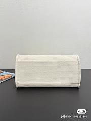 Chanel Deauville Shopping Bag In Canvas - 41x26x17cm - 3