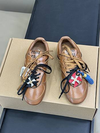 Miu Miu Leather Sneakers 