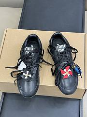 Miu Miu Leather Sneakers  - 2