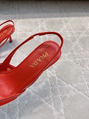  Prada Red Slingback Pumps - 3