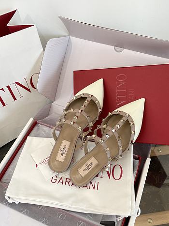 Valentino Garavani Sapato Flat Com Detalhe Rockstud 