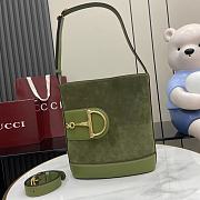 Gucci 73 small bucket bag suede bag - 27.5x26x11.5cm - 3