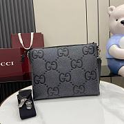 GG jumbo medium crossbody bag grey - 31x24.5x5cm - 6