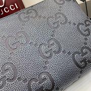 GG jumbo medium crossbody bag grey - 31x24.5x5cm - 4