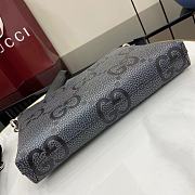 GG jumbo medium crossbody bag grey - 31x24.5x5cm - 3