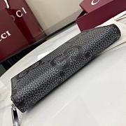 Jumbo GG zip around wallet in grey leather  - 6