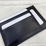 Gucci Maxi GG card case in dark grey and black leather - 12x8cm - 6