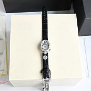 Breguet Reine De Naples 18k White Gold Oval 25mm Watch With Diamonds - 5