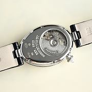 Breguet Reine De Naples 18k White Gold Oval 25mm Watch With Diamonds - 2