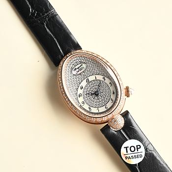 Breguet Reine De Naples Oval 25mm Watch With Diamonds