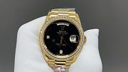 Rolex Day Date Gold & Black Watch - 2