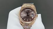 Rolex Day-Date Rose Gold Chocolate Color Dial  - 6
