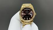 Rolex Day-Date Yellow Gold Dark-Grey Diamond Automatic Chronometer  - 1