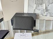 Prada Saffiano Leather Coin Purse 10x8cm - 4