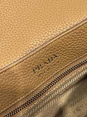 	 Small leather shoulder brown bag - 26x14x9.5cm - 2